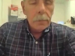 Old guy masturating